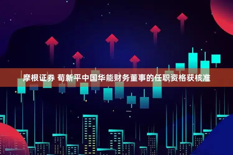 摩根证券 荀新平中国华能财务董事的任职资格获核准